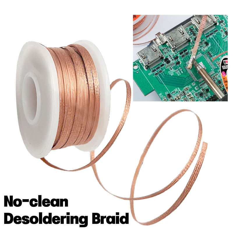 Electronics Repair Table - 1.5/3/6/10M Copper Welding Wire Desoldering Mesh