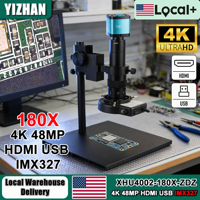 Electronics Repair Videos - YIZHAN 180X Zoom Lens Digital Microscope