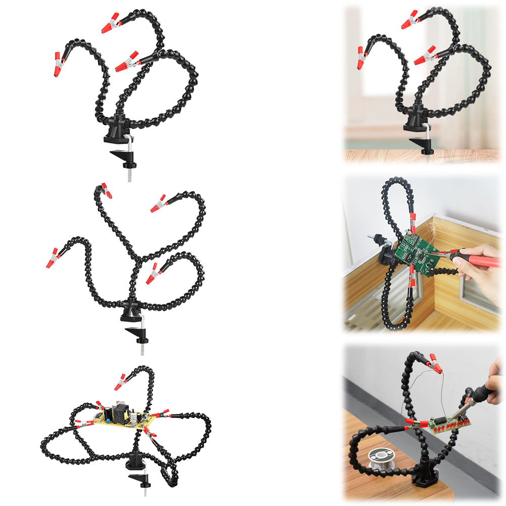 Electronics Repair Desk - Desk Clamp Soldering Third Hand Tool