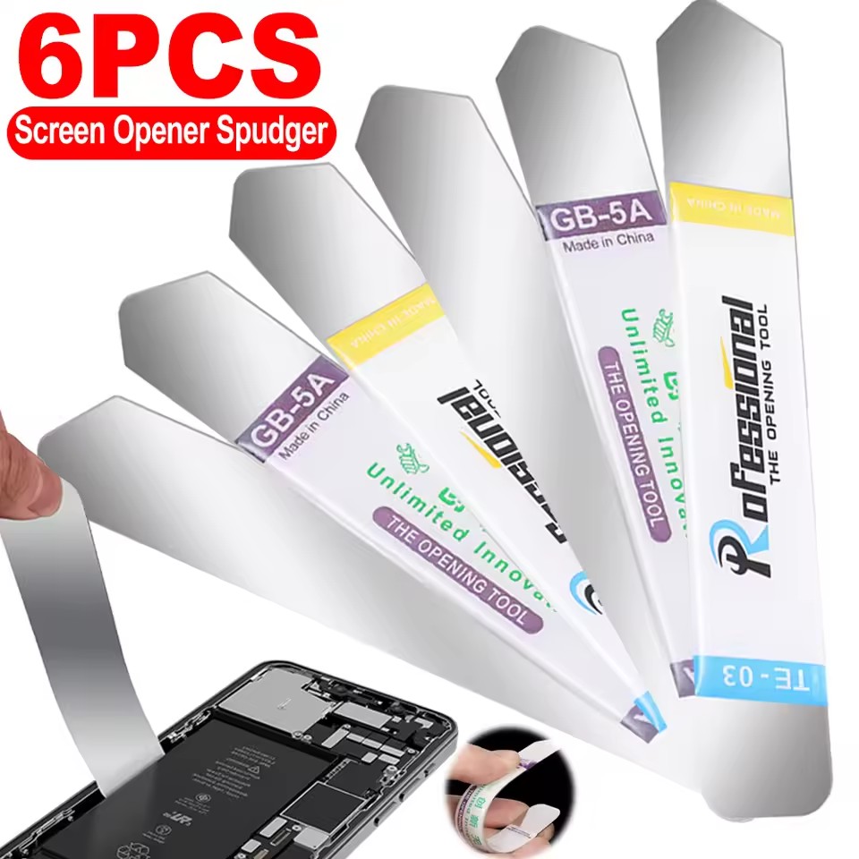 Phone Opening Tool - 6/1Pcs Stainless Steel Blade Soft Ultra