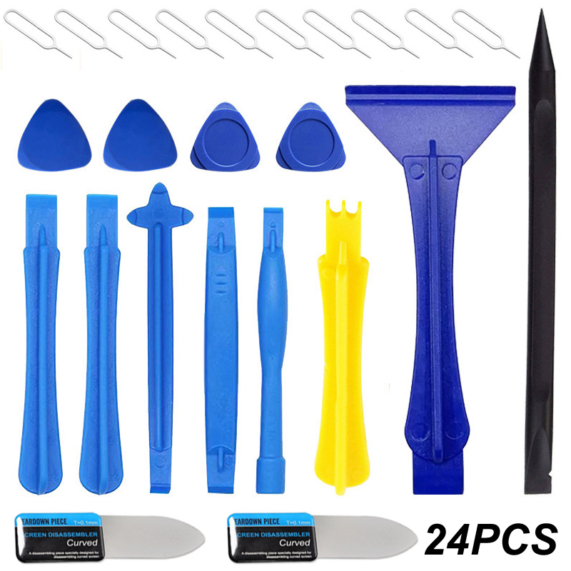 Phone Opening Tool - 24PCS/Set Plastic Pry Bar Blade Curved