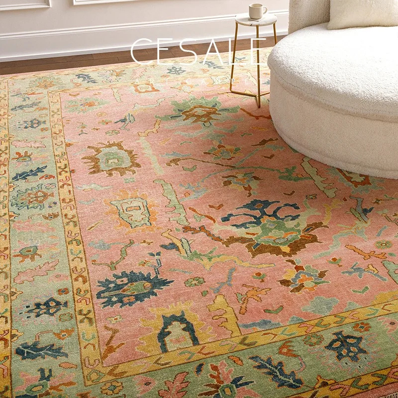 Electronics Repair Desk - Vintage Boho Living Room Carpet Traditional