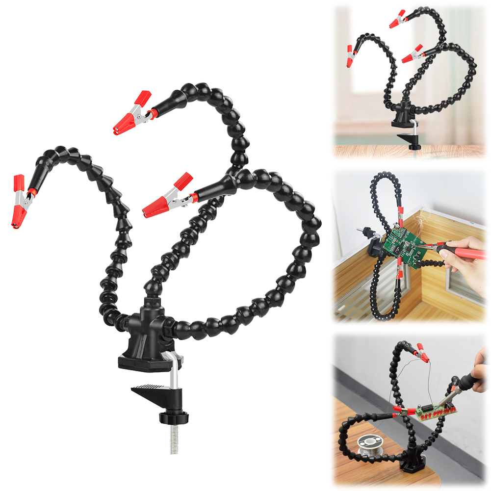 Electronics Repair Desk - Desk Clamp Soldering Helping Hand 3/4/5