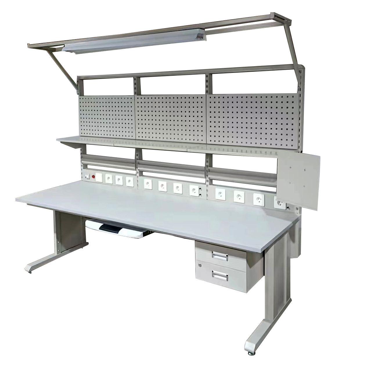 2m Height Adjustable ESD Workb - đánh giá và giá Electronics Repair Workbench