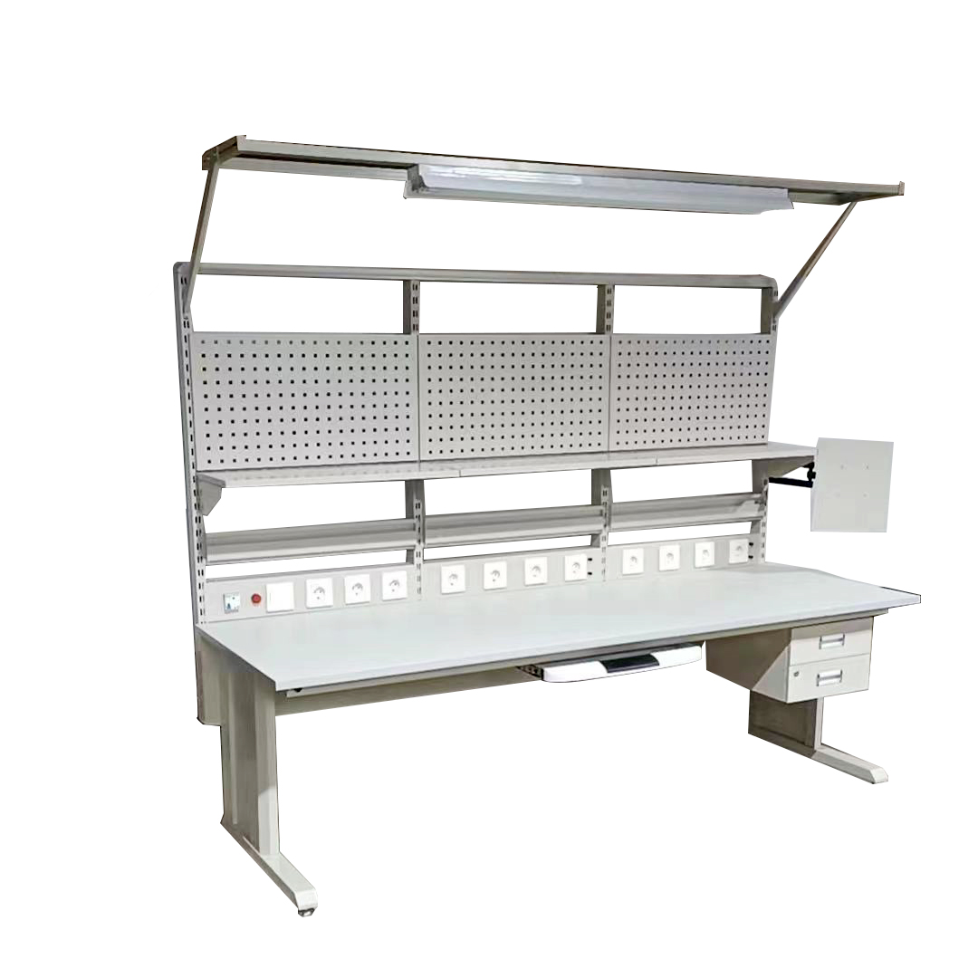 2m Height Adjustable ESD Workb - đánh giá và giá Electronics Repair Workbench