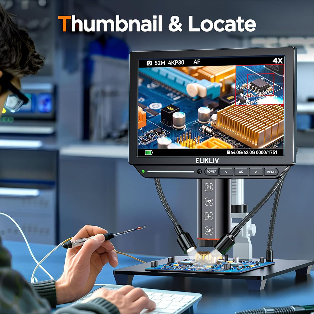 Elikliv EM4K-AF Autofocus 4K D - đánh giá và giá Electronics Repair Videos