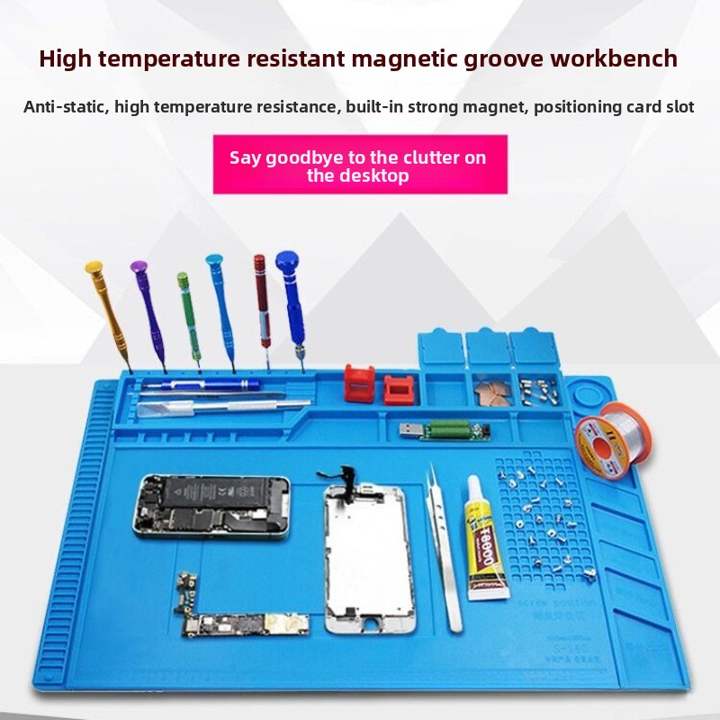 Magnetic Silicone Repair Mat f - đánh giá và giá Electronics Repair Workbench