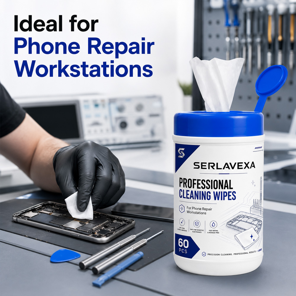 60 Count Electronics Cleaning  - đánh giá và giá Electronics Repair Workbench