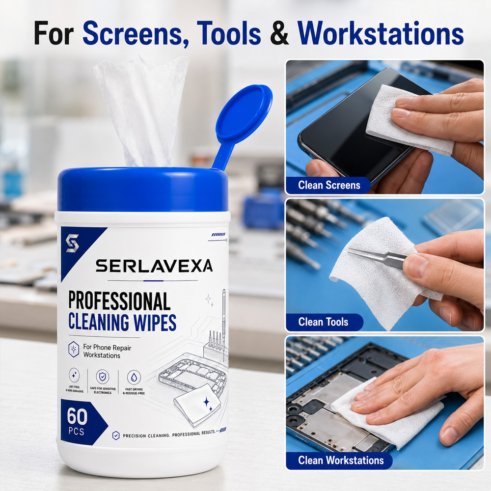 60 Count Electronics Cleaning  - đánh giá và giá Electronics Repair Workbench