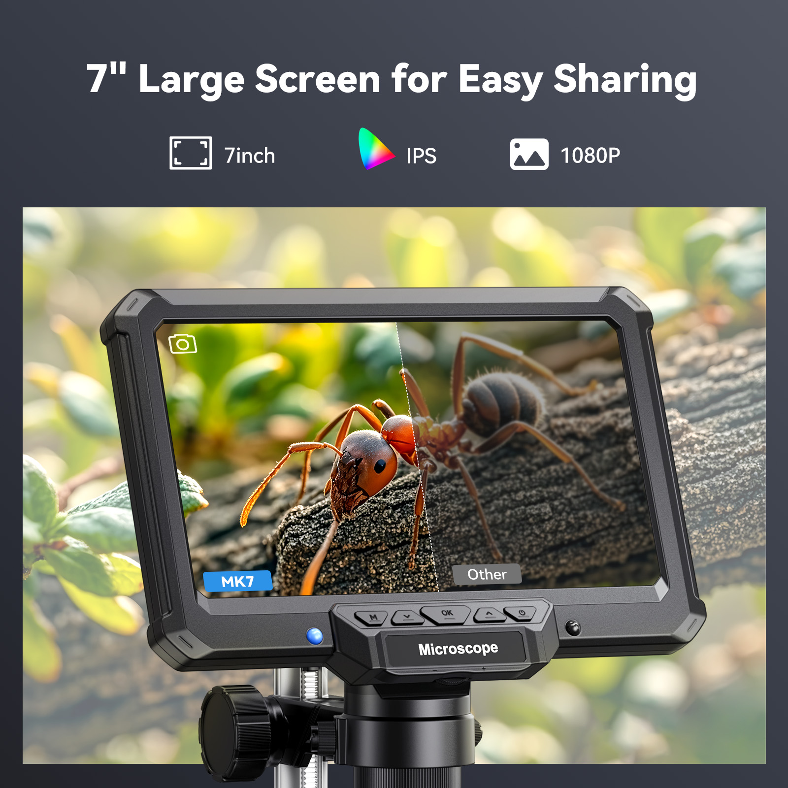 Hayve 7inch Digital Microscope - đánh giá và giá Electronics Repair Videos